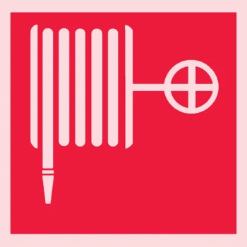 F 02 — Знак пожарный кран (Пластик 200×200)