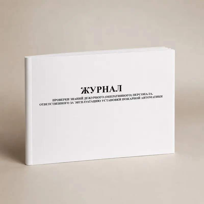tmp_zhurnal7408 Журнал проверки знаний персонала, обслуживающего установки пожарной автоматики